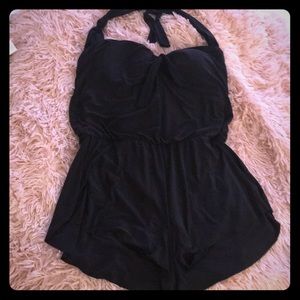 Halter romper bathing suit!